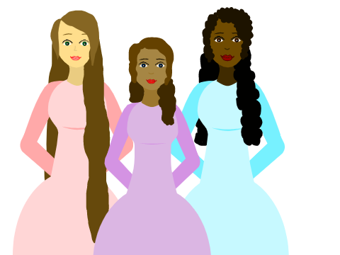 Schuyler Sisters Art (Hamilton)