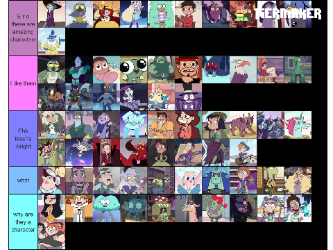 Svtfoe character tier list