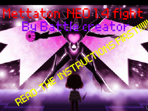 Undertale Mettaton NEO 1.4 fight