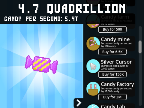 Candy Clicker WITH A GOOD TWIST