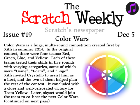Issue #19- Color Wars