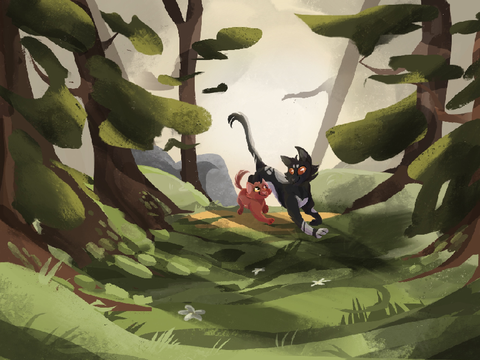 redkit and swiftpaw <3