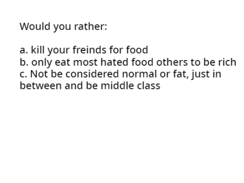 Are You a fatty or normal guy?
