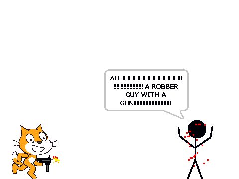 Shooting Cat