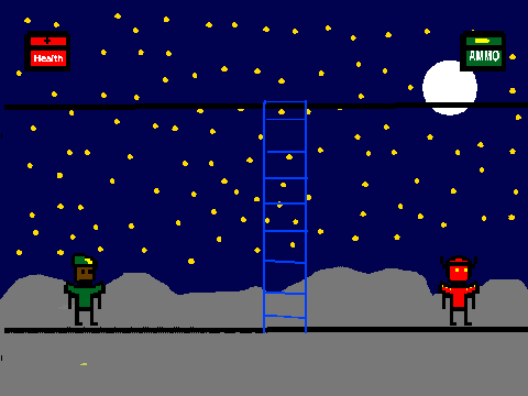 1v1 robot vs soldier