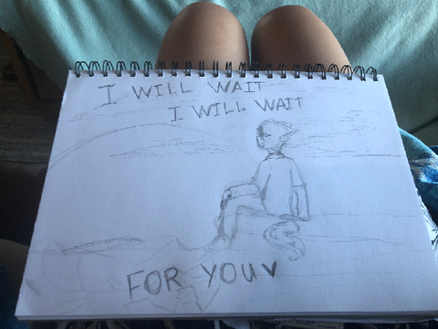 I will wait for you. . .