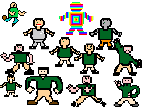 pixel people show case