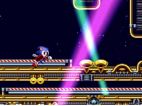 Sonic in Stardust Speedway