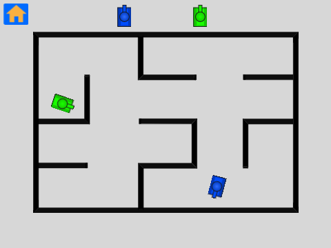 Tanks in the Maze