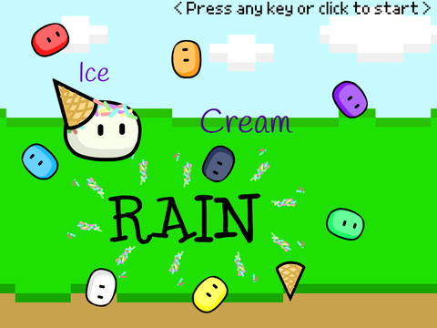 Ice Cream Rain: A super-tasty bullet hell game