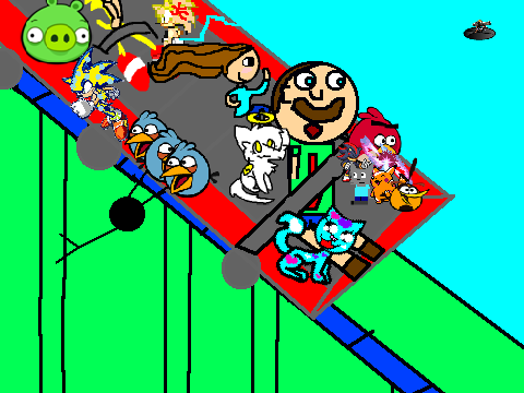 Add yourself on the most powerful roller coaster! remix
