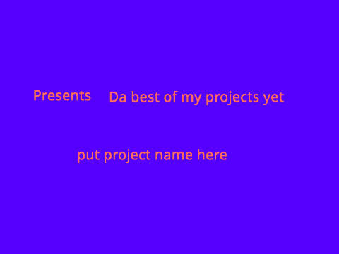 Intro Contest presents 
