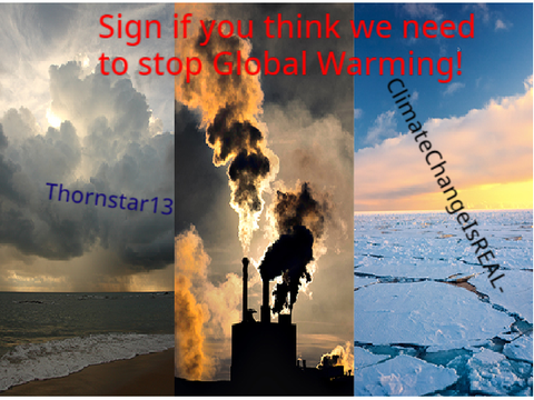 Sign if you think we need to stop Global Warming remix
