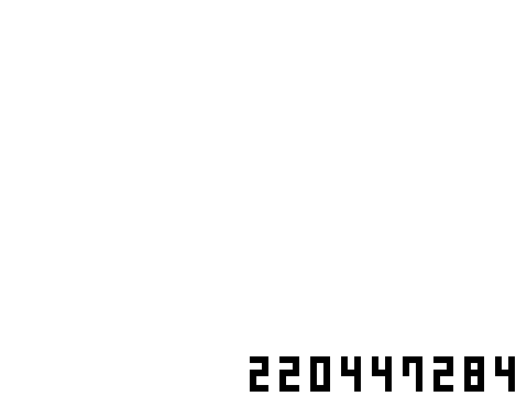 ドッド(?)数字素材
