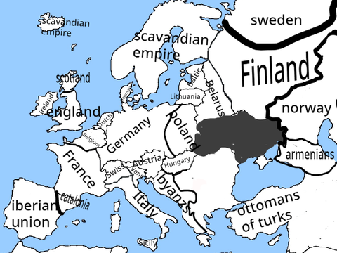 Alternative map of Europe 2053 remix old