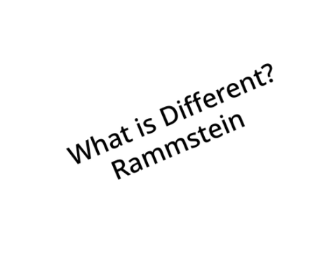 What is different? - Rammstein