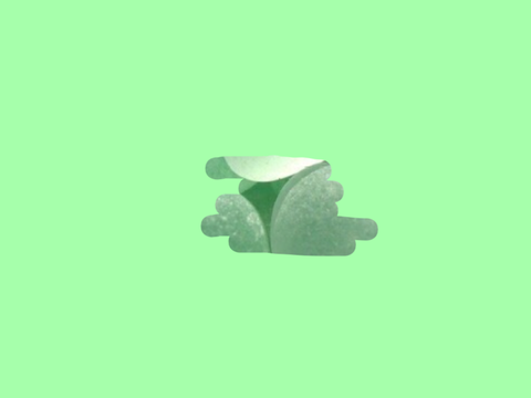 pastel flat art