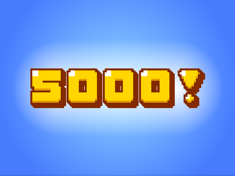 5000! Followers