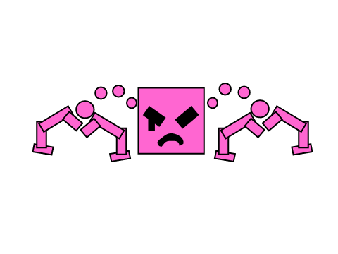 corrupted cube animation