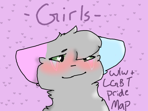 { Girls // wlw / LGBT pride MAP }