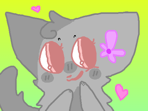 Cat with Flower CCE Sasha