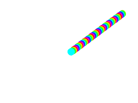 3d rainbow grabby arm illiusion
