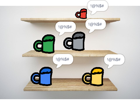 Can I borrow a mug?
