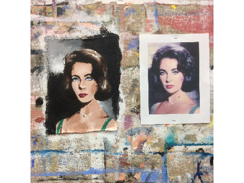 painting liz taylor pt. 3