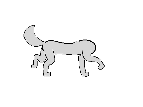 Wolf Walk Cycle WIP