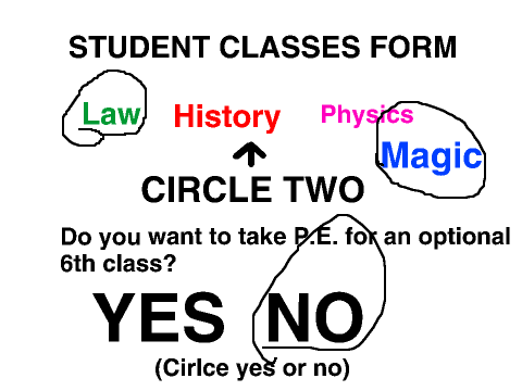Student Classes Form remix