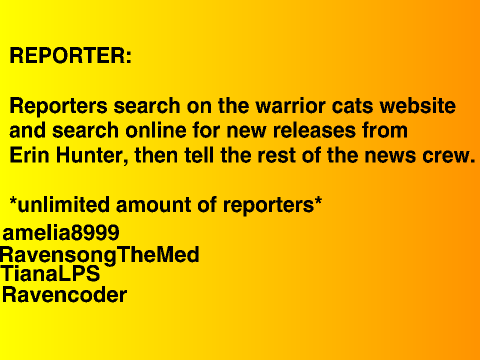Warrior Cats News no more artists!!!! remix-2