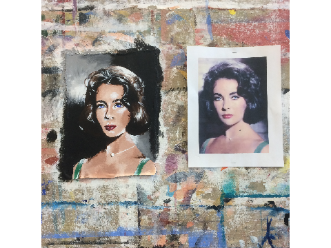 painting liz taylor pt. 4