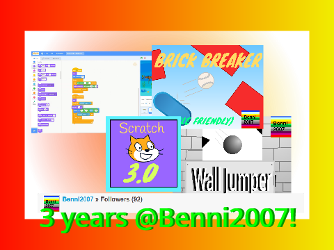 Congrats for 3 years, Benni2007!