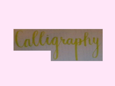 Calligraphy Example