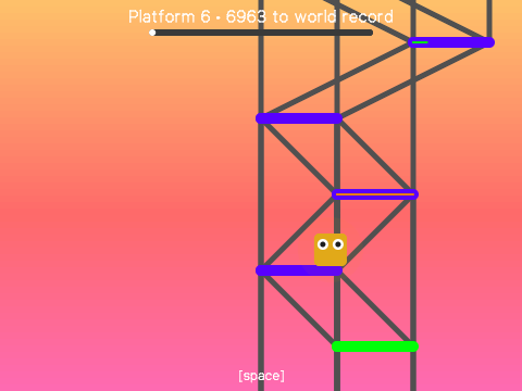 Infinite Tower | Pen Platformer | ✔ Tactile ☁ Cloud remix