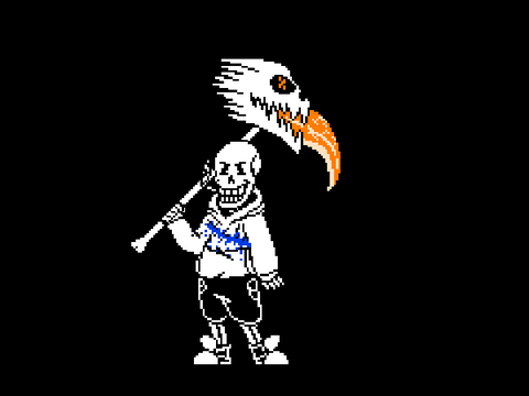 Underswap papyrus sprite