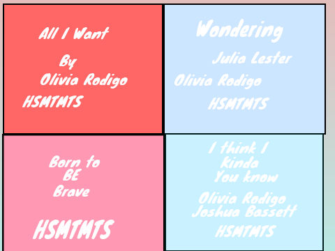 Some HSMTMTS songs