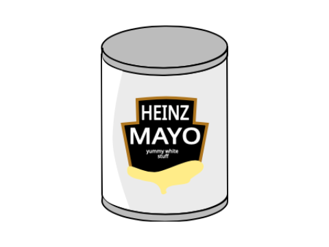 mayonnaise-themed animation