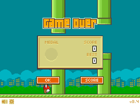 Flappy Bird! Made by ME :/