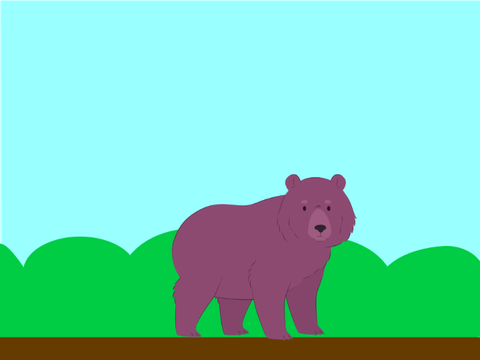 Colour changing bear!