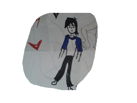 Fanart at school. (Not mine)