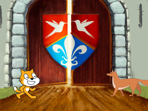 the door