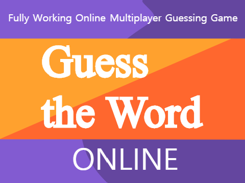 ☁ Guess The Word ONLINE ☁