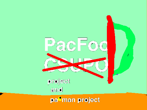 PacFood And PacManProject Csupo Robot logo