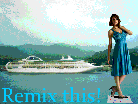 Remix a statue.