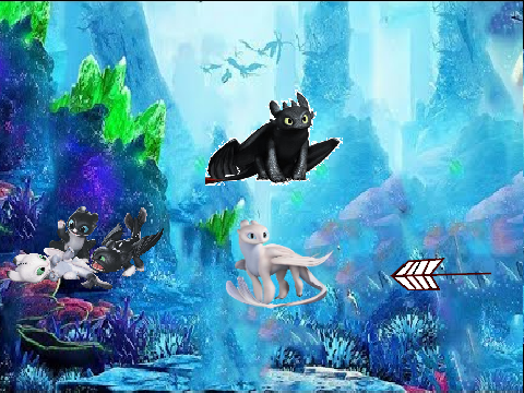 Protect toothless and Lightfury's babys!