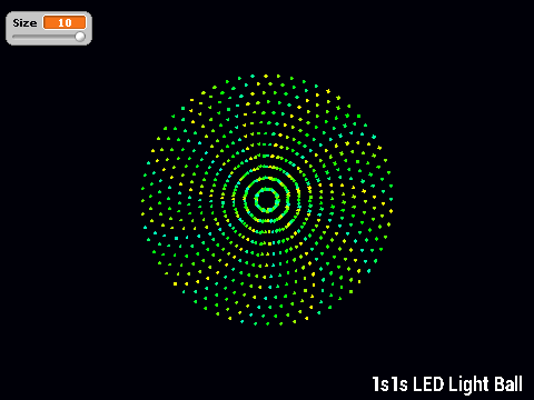 1s1s LED Light Ball