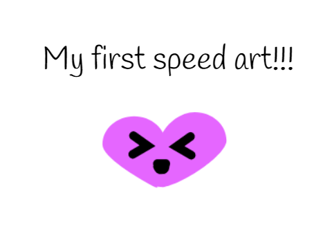 My first speed art!!! ~Heart~