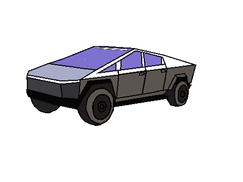 Tesla Cybertruck Art