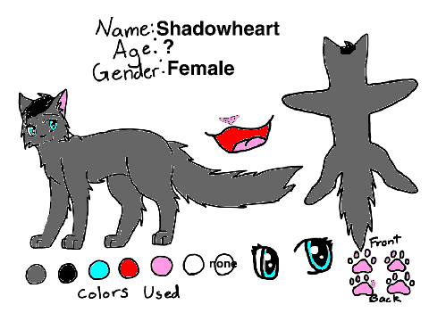 ~Clan Cat Sign-Up Sheet~ Shadowheart~